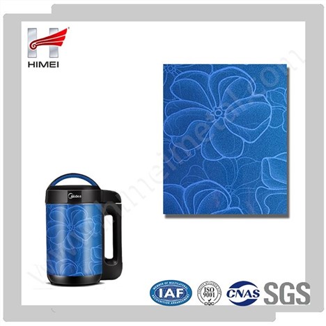 Blue Flower Pattern VCM Film Laminated Metal beplay体育app应用助手Steel Sheet For Electric Kettle