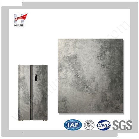 闪亮银色冰箱门装饰VCM层压钢板中国工厂。。。beplay体育app应用助手