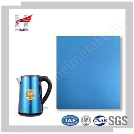 Crystal Blue Color Coated Film Laminated Steel For Home Appliance