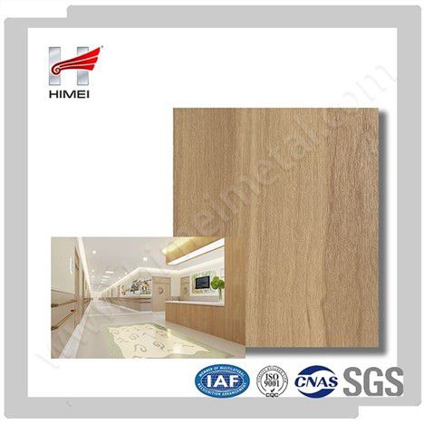 制造商装饰墙包层木纹膜钢