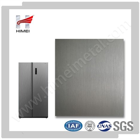 Texture Black Color Fridge VCM Door Panel Laminating Metal Steel Sheet