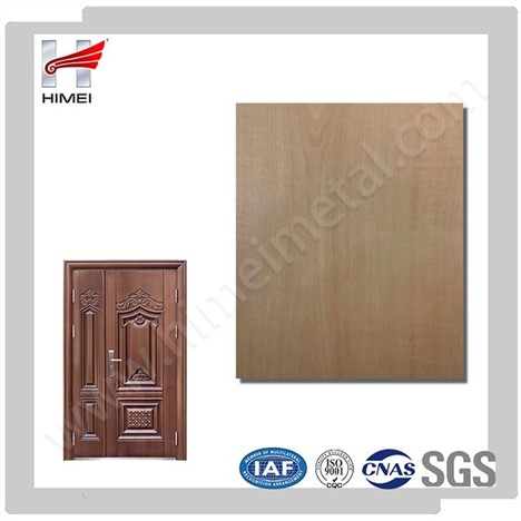 Wood Pattern VCM Laminated Steel Sheet For Door Panel