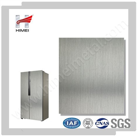 Brushed Grey Color VCM Laminating Steel Sheet For Refrigerator Door