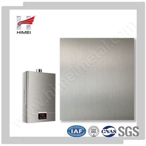 Brushed Pattern Pvc Film Coated Steel Plate For Water Heater