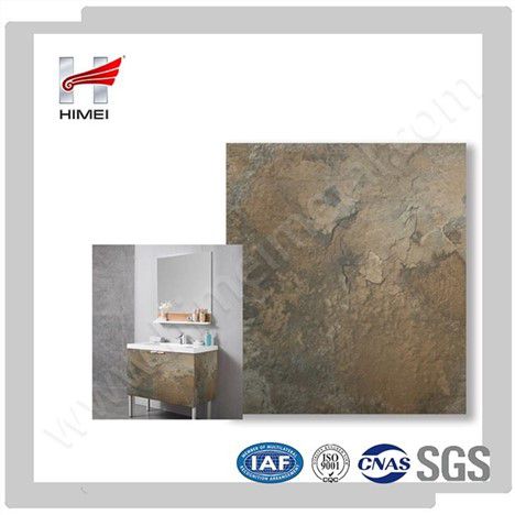 Dark Grey Marbled PVC Laminating Cold Rolled Steel Sheet For Cabinet Door Decorative