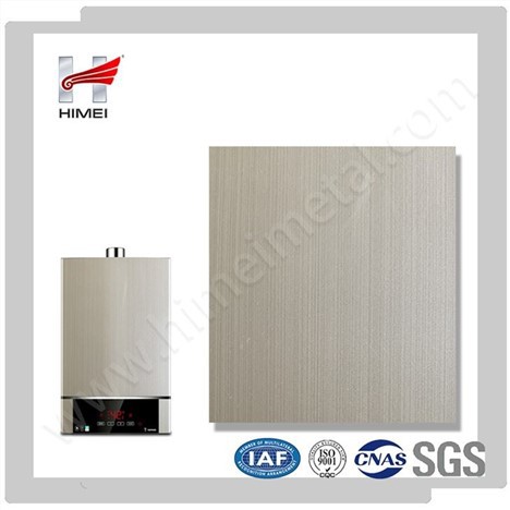 Golden Hairline Laminated Steel Plate For Water Heater