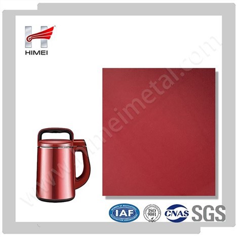 Pearl Texture Laminated Metal Steel Panels For Soymilk Machine Decoration