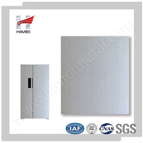 银发际纹Vcm聚氯乙烯叠层钢板用于冰箱门板
