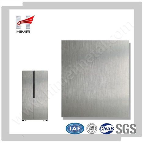 Silver VCM Film Laminated Steel Sheet For Refrigerator Doors