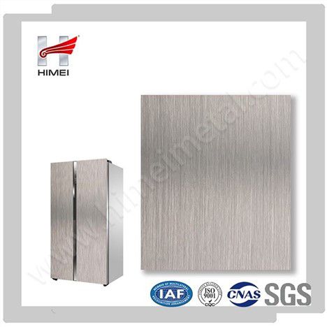 年代tainless Steel Pattern Vcm Laminated Steel Plate For Refrigerator