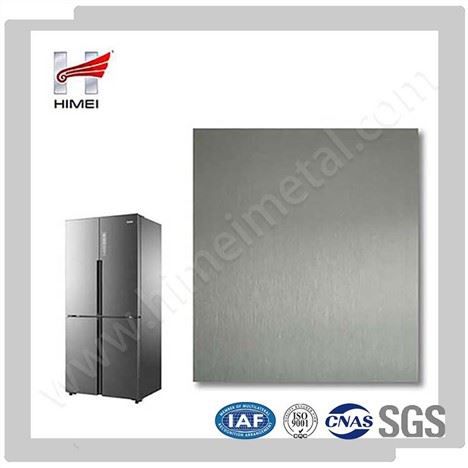 VCM Hairline Pattern Laminated Steel Color Coated Steel For Refrigerator Body