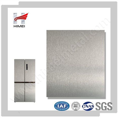 Waterproof Hairline Pattern Film Vcm Steel Sheets For Refrigerator Door Panel
