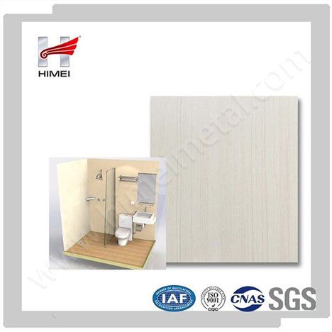 木色层压板VCM PVC PCM涂层的墙壁金属板