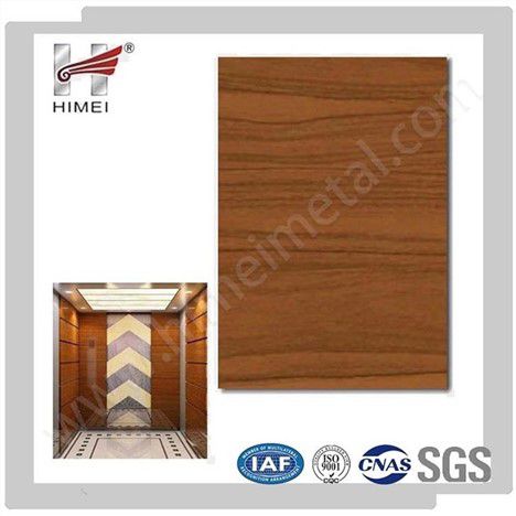 木纹色PVC涂覆钢板用于室内门板