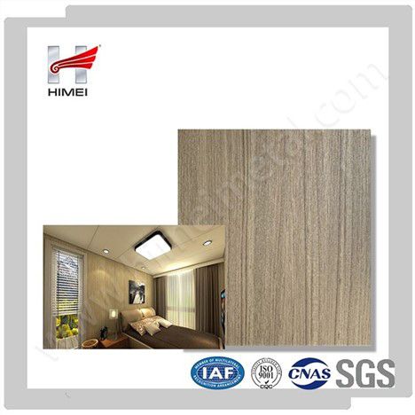墙板用木纹PVC薄膜涂层金属板