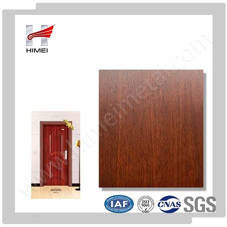 木颗粒PVC层压膜涂层钢用于门板装饰